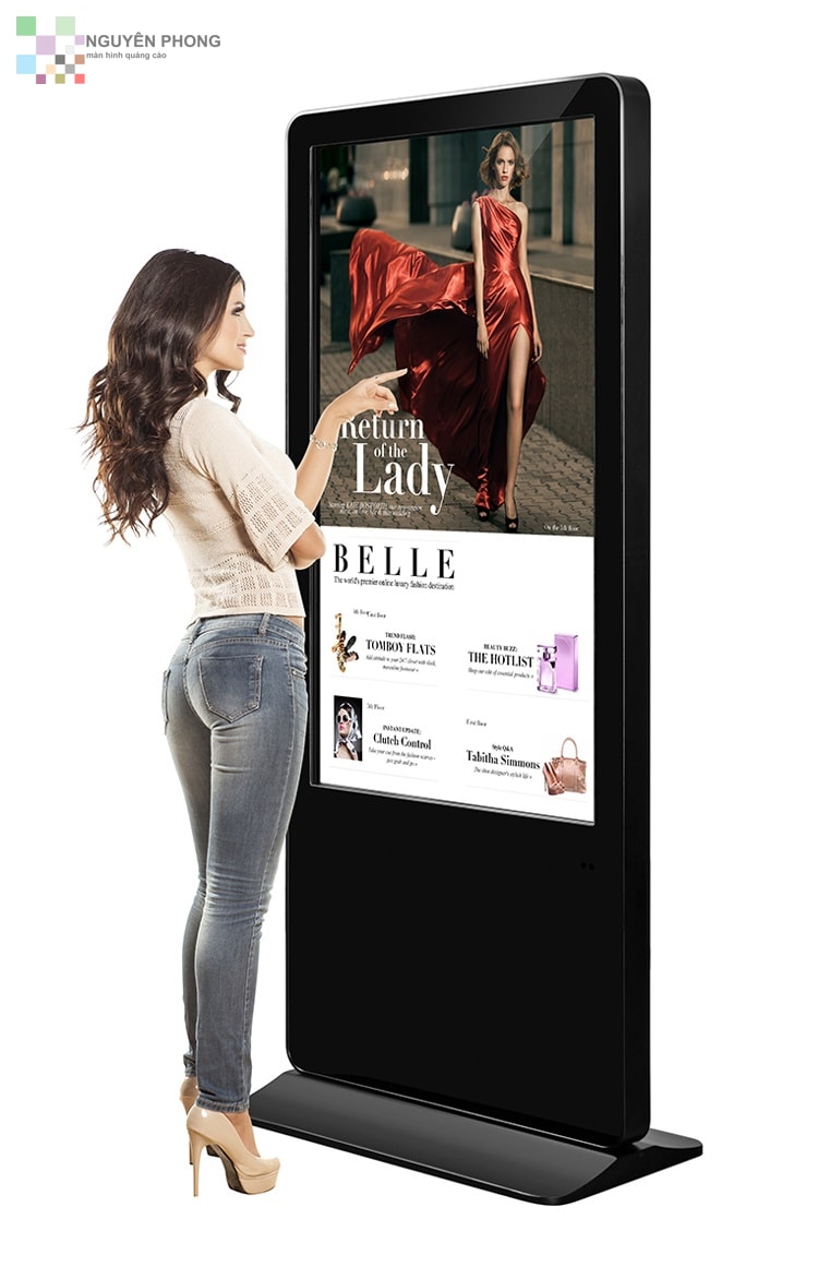 Tính năng cảm ứng mở rộng trên màn hình quảng cáo LCD chân đứng 70 inch