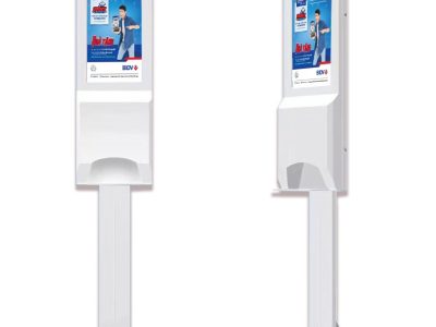 Màn hình quảng cáo LCD tích hợp máy sát khuẩn - Nguyên Phong