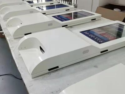 Màn hình quảng cáo LCD kết hợp sát khuẩn tay - Nguyên Phong
