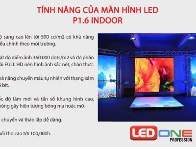 Màn Hình LED P1.6 Trong Nhà: Giải Pháp Hiển Thị Sắc Nét & Ưu Việt Nhất 2026 - Nguyên Phong
