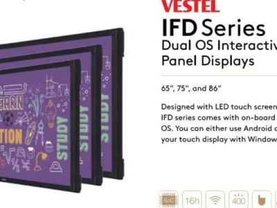 Màn hình quảng cáo cảm ứng Châu Âu 86 inch Dual OS Interactive Flat Panel Displays - Nguyên Phong