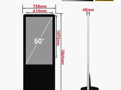 Màn hình quảng cáo LCD chân đứng 49 inch wifi SAMSUNG / LG - Nguyên Phong