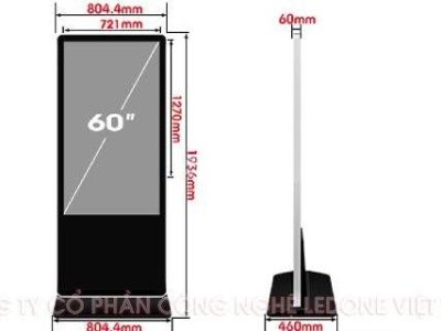 Màn hình quảng cáo LCD chân đứng 60 inch SAMSUNG/LG - Nguyên Phong